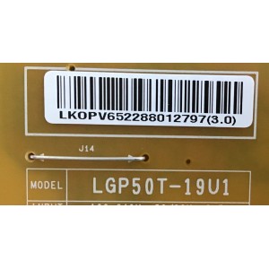 KIT DE TARJETAS PARA TV LG / MAIN EBU65665403 / EAX68253605(1.1) / FUENTE EAY65228801 / EAX68249201(1.9) / PANEL NC500DQG-VXHX3 / MODELO 50UM7300AUE.BUSJLJM